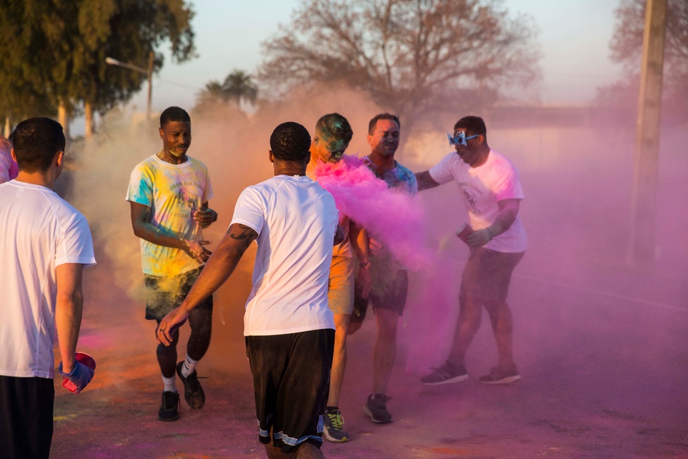 Moron Air Base hosts color run