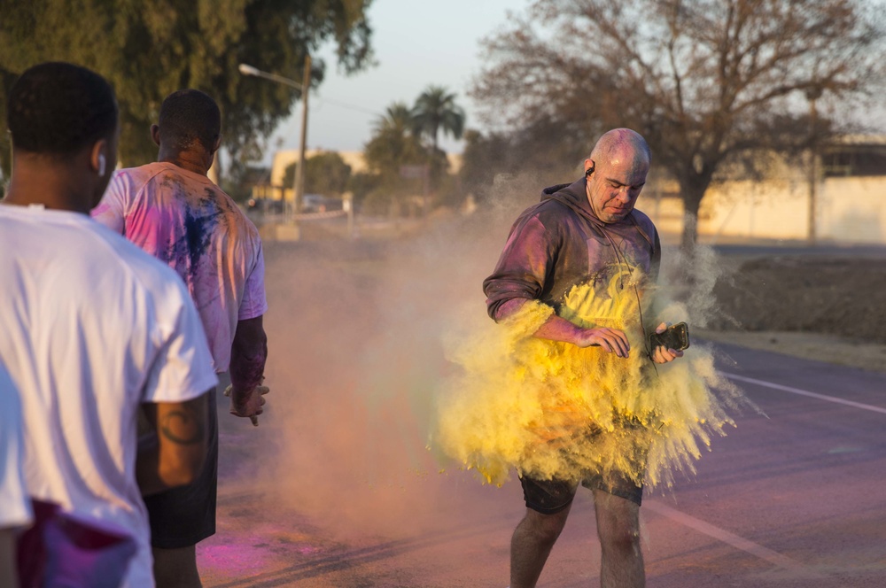 Moron Air Base hosts color run