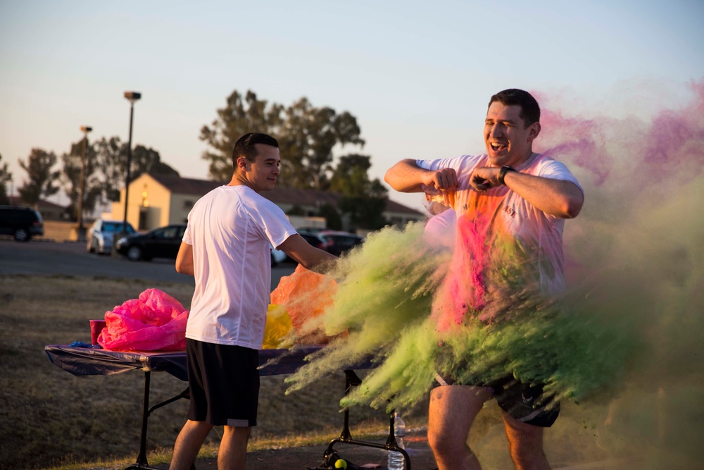 Moron Air Base hosts color run