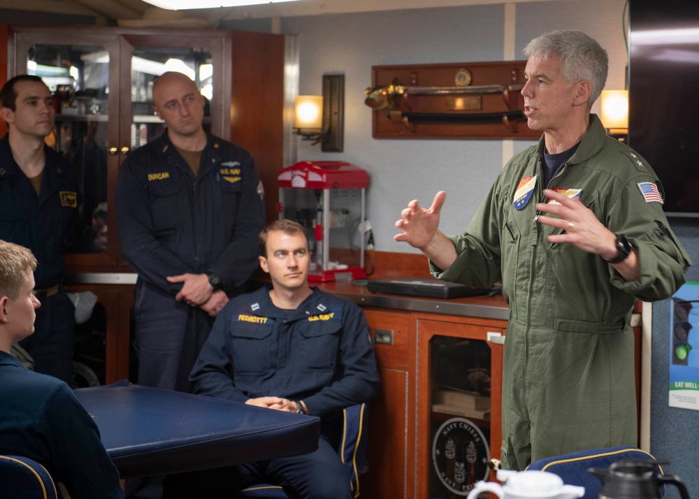 RADM Visit Aboard USS Chancellorsville