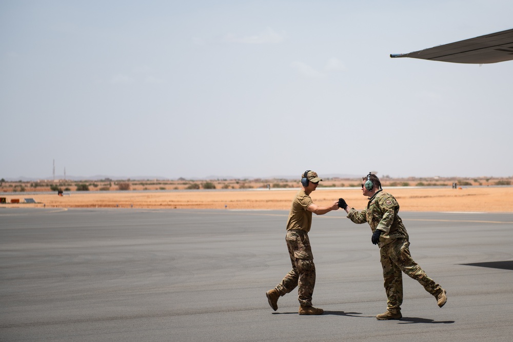 Limited VFR operations begin at Nigerien Air Base 201