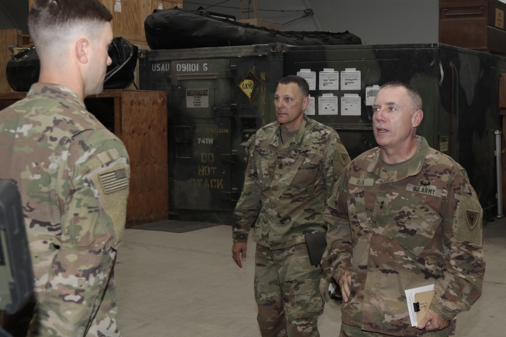 Task Force Spartan commander visits Kuwait Naval Base troops