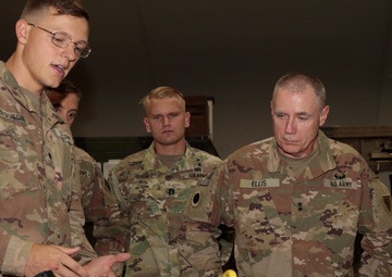 Task Force Spartan commander visits Kuwait Naval Base troops