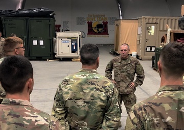 Task Force Spartan commander visits Kuwait Naval Base troops