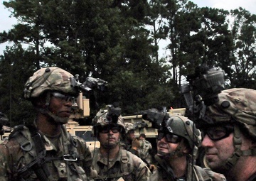 Army Reserve observer coach/ trainers ready infantry Soldiers during Army Total Force exercise