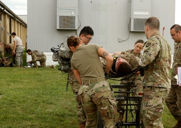 108th ASMC conduct MASCAL exercise during training in Iowa