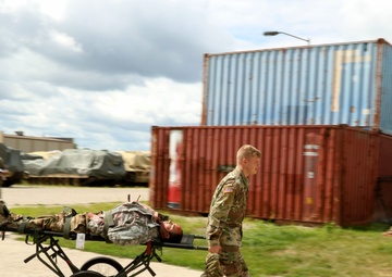 108th ASMC conduct MASCAL exercise during training in Iowa
