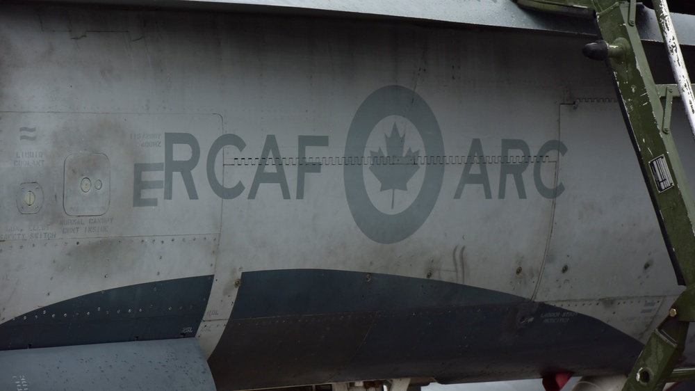 Royal Canadian Air Force prepares for take-off during RED FLAG-Alaska 19-3