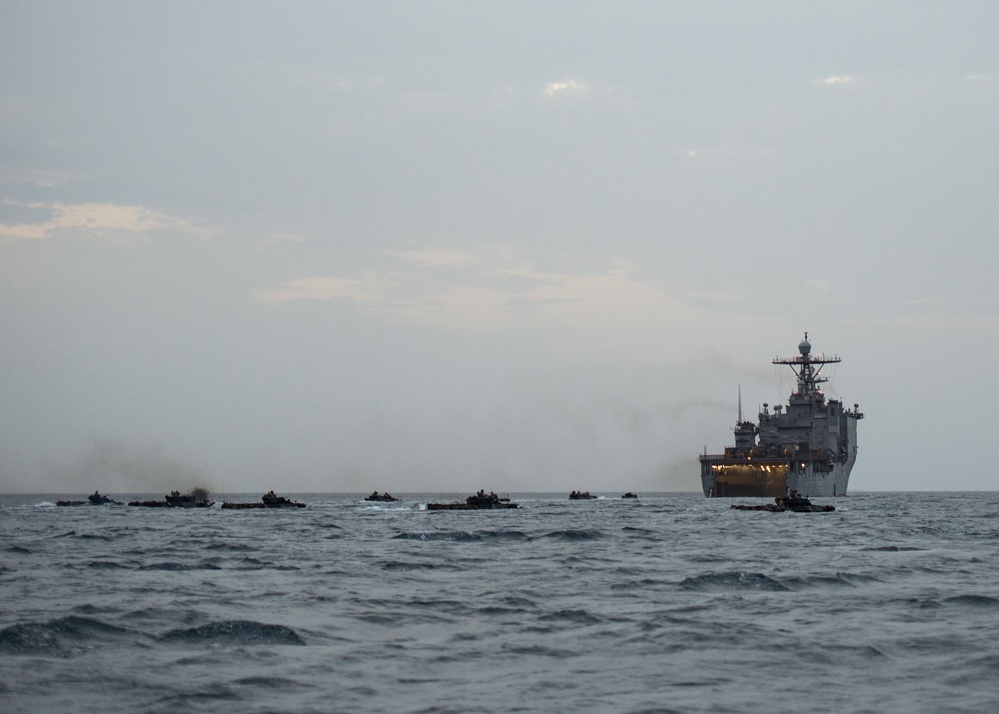 Amphibious Operations Aboard USS Harpers Ferry