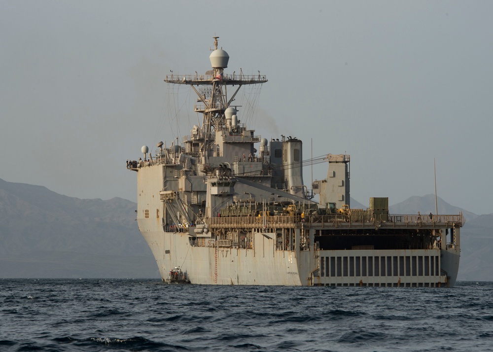 Amphibious Operations Aboard USS Harpers Ferry