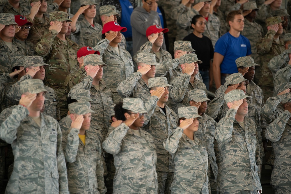 192nd Wing change of command ceremony