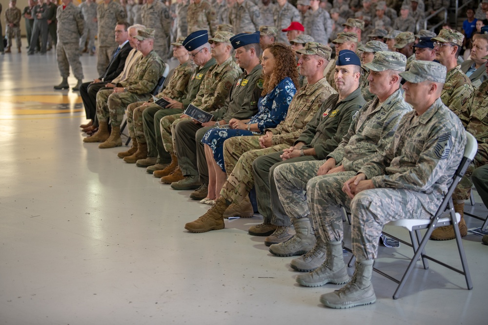 192nd Wing change of command ceremony