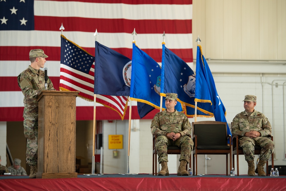 192nd Wing change of command ceremony