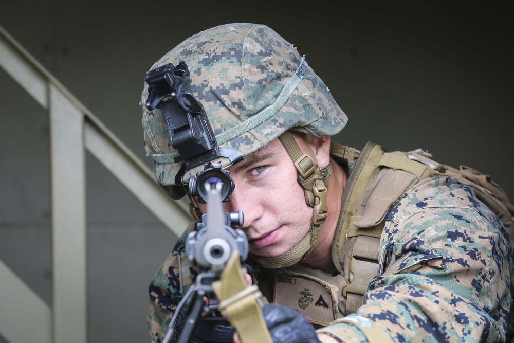 U.S. Marines with CLB-6 Conduct NEO Training