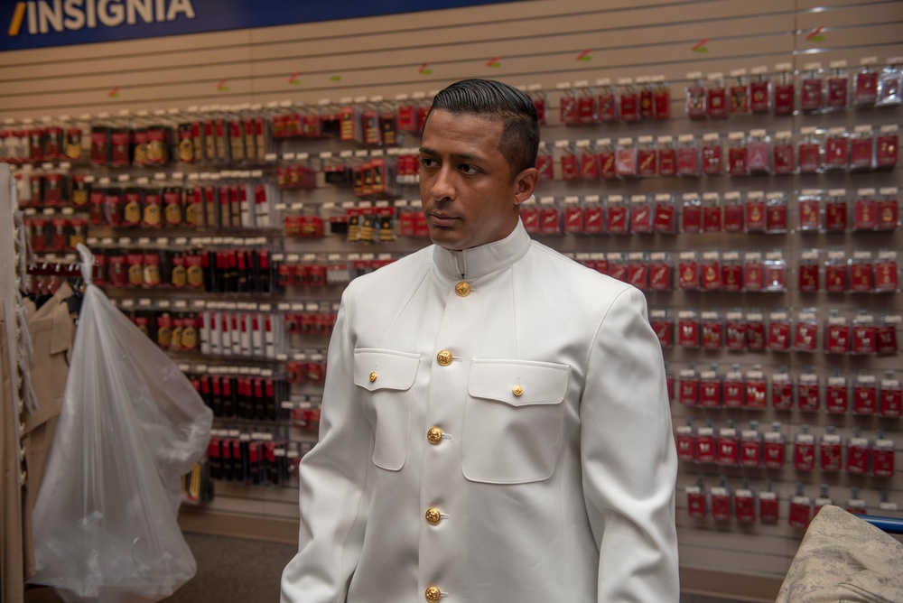 Chief Selects pick up E-7 uniforms
