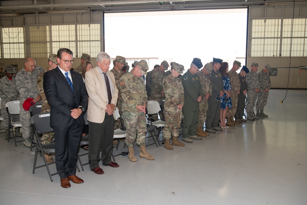 192nd Wing change of command ceremony