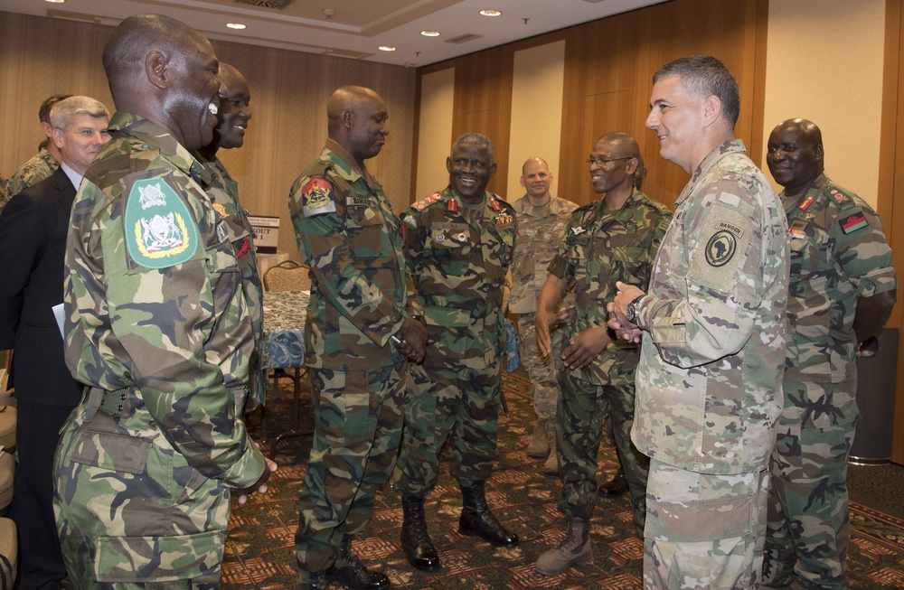 AFRICOM Commander meets with African Chiefs of Defense