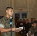 Senator Thom Tillis holds town hall meeting at Marston Pavilion on Marine Corps Base Camp Lejeune