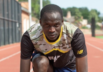 Sprinting to the finish: Army leader uses running to achieve his goals