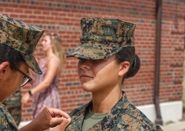 Sergeant instructor trains her former recruit to become Marine Corps Officer
