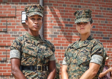 Sergeant instructor trains her former recruit to become Marine Corps Officer
