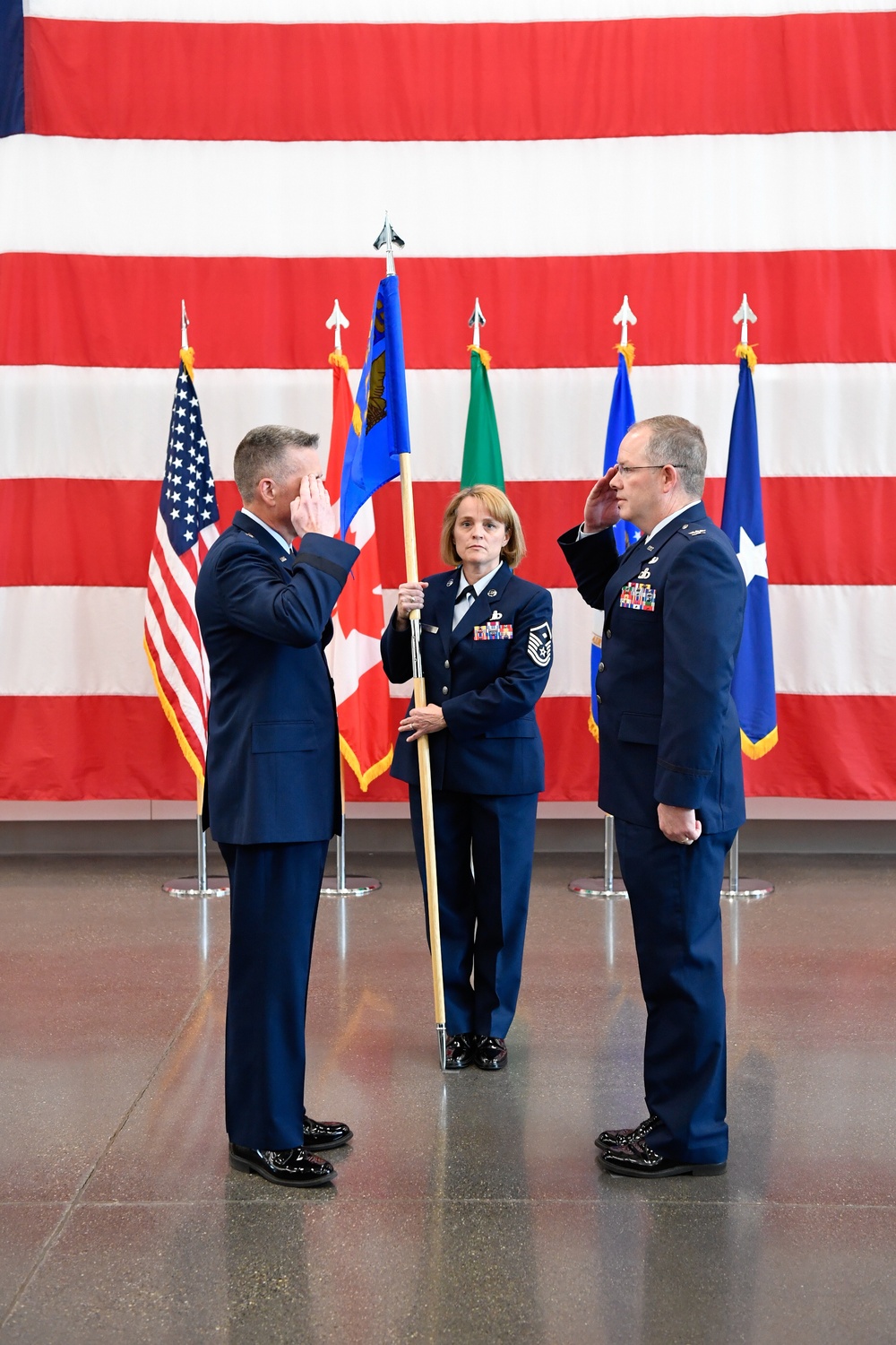 Humphrey assumes command of the 225th Air Defense Group