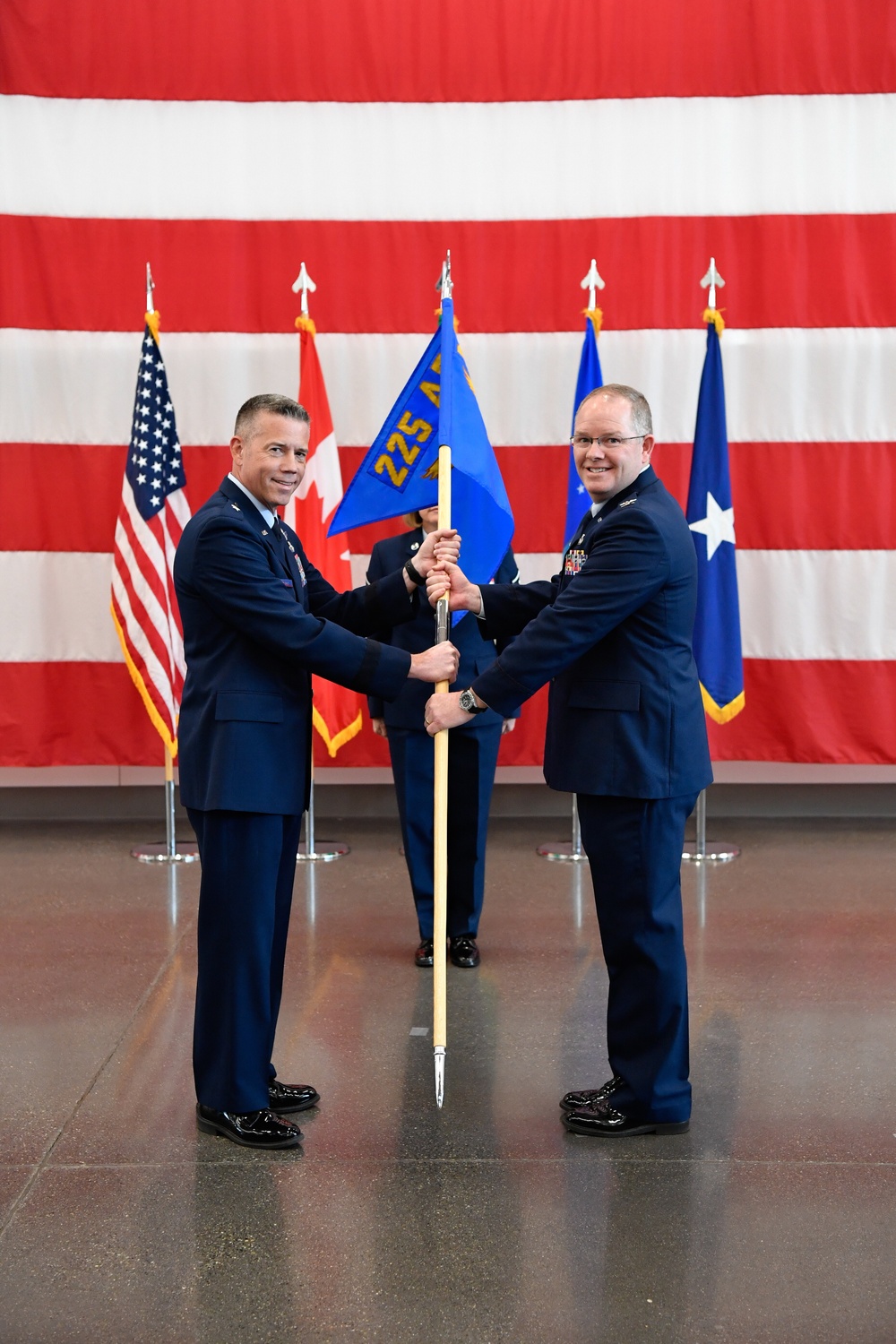 Humphrey assumes command of the 225th Air Defense Group