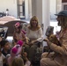 Camp Pendleton USO hosts story party with voice actors Tara Strong, Greg Cipes