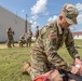 Sgt. James Baird preforms combat lifesaver support