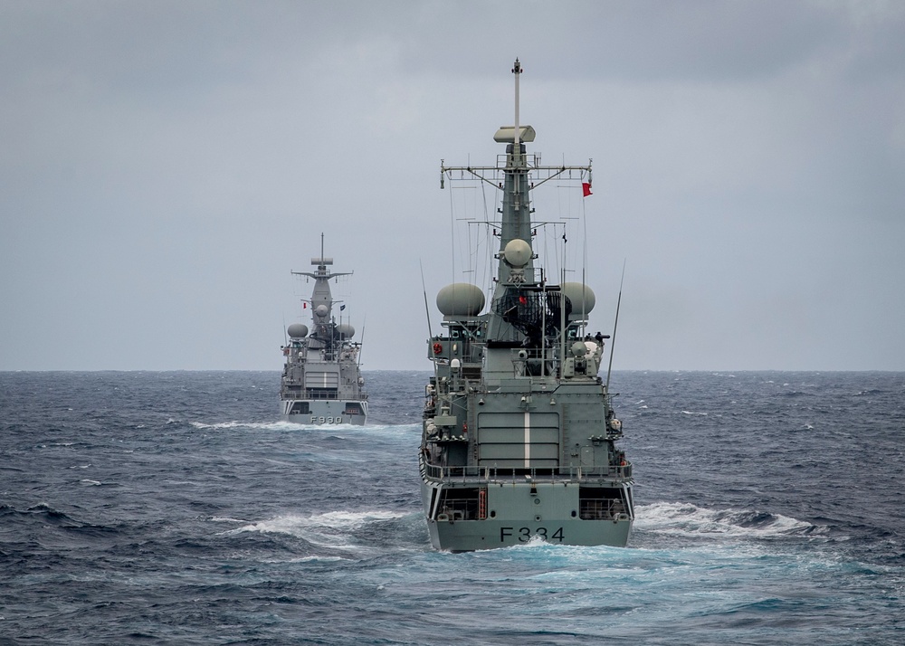 SNMG1 Forces Conduct a Live-Fire Exercise