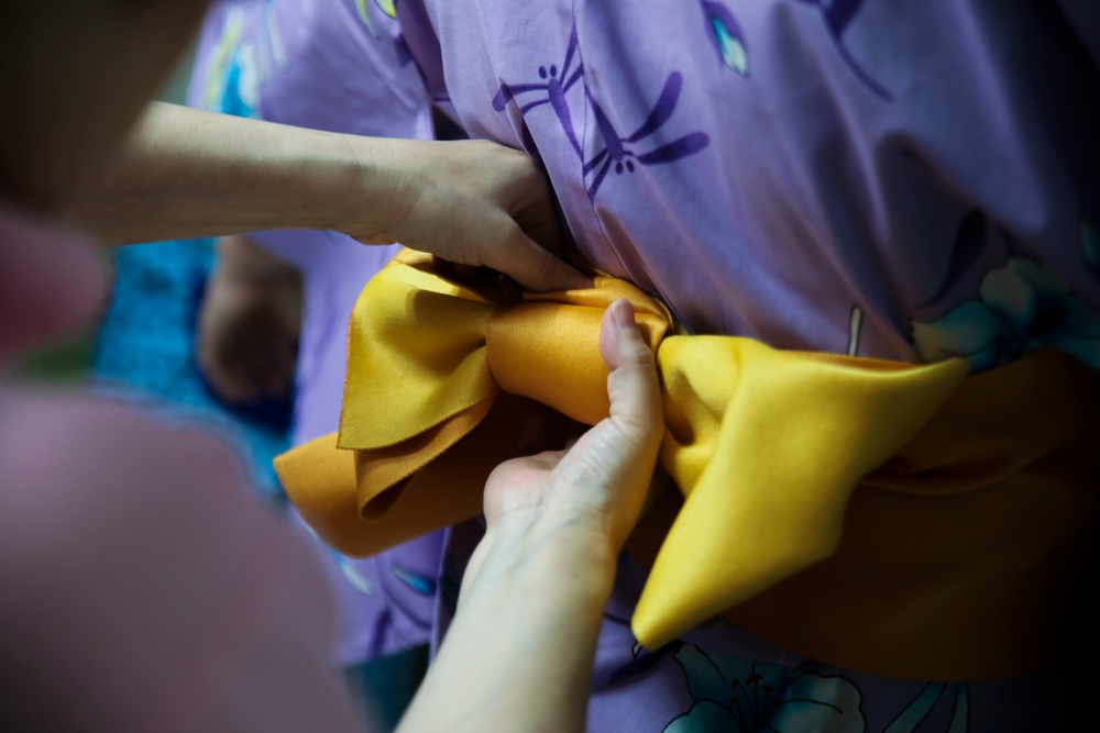 Folk songs and friendships; dancing Bon Odori