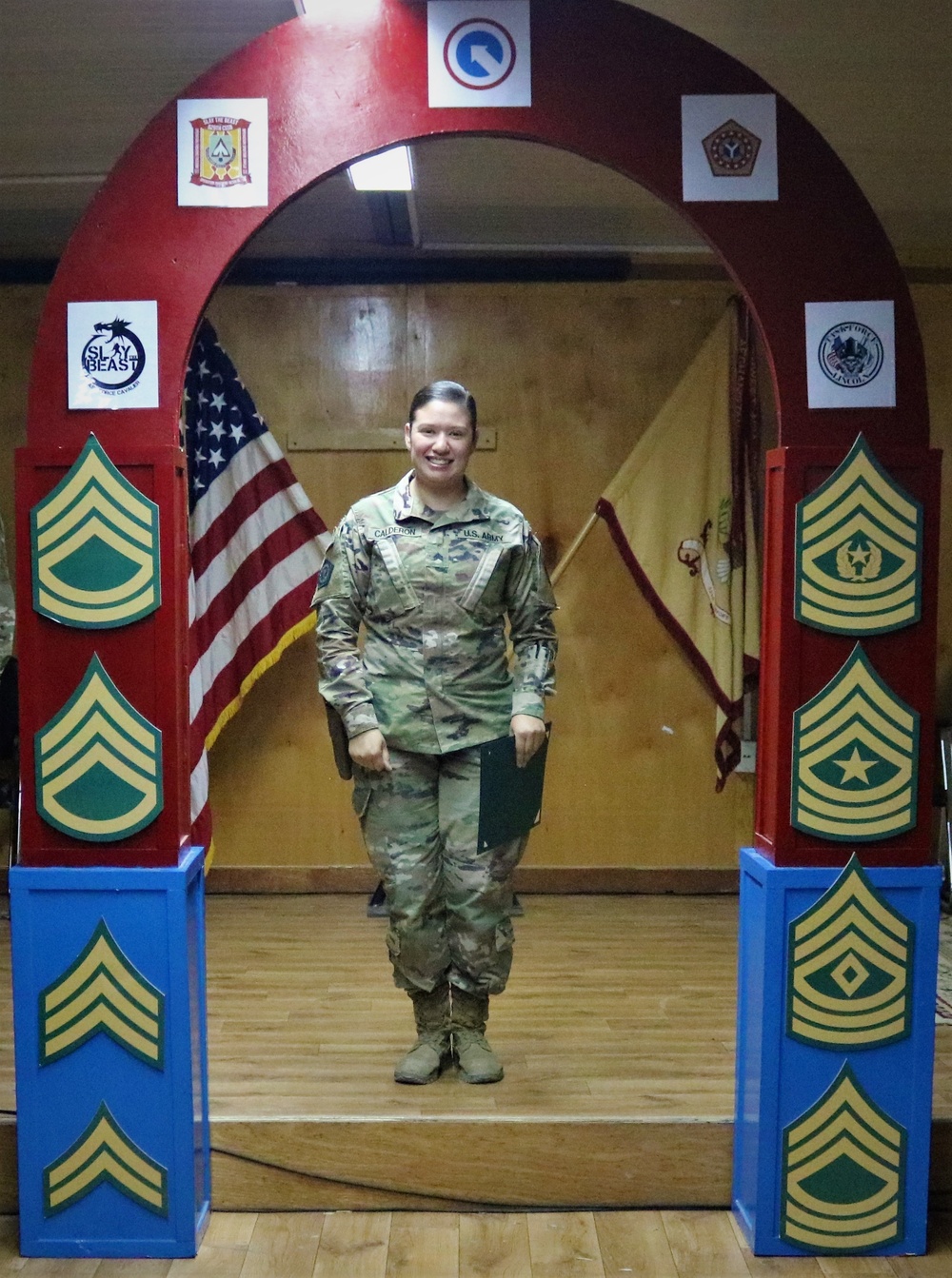 529th Support Battalion NCO Induction Ceremony