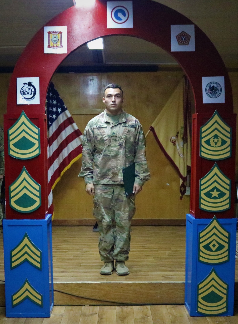 529th Support Battalion NCO Induction Ceremony