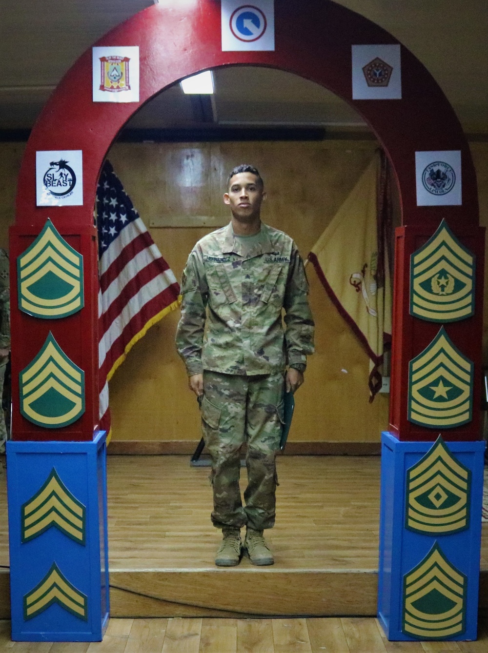 529th Support Battalion NCO Induction Ceremony