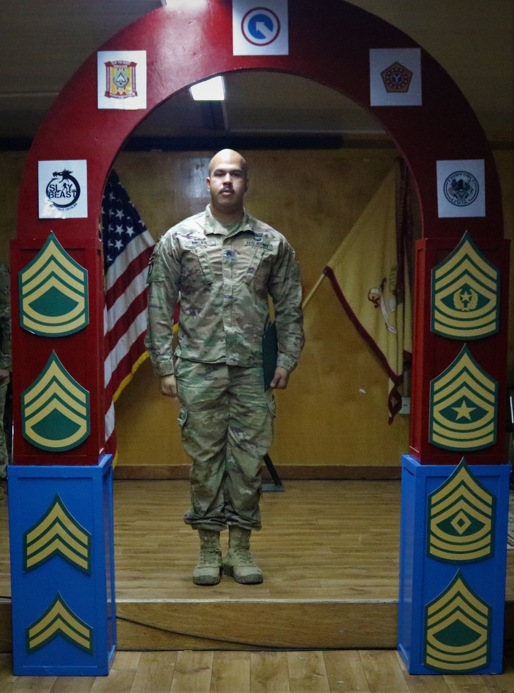 529th Support Battalion NCO Induction Ceremony