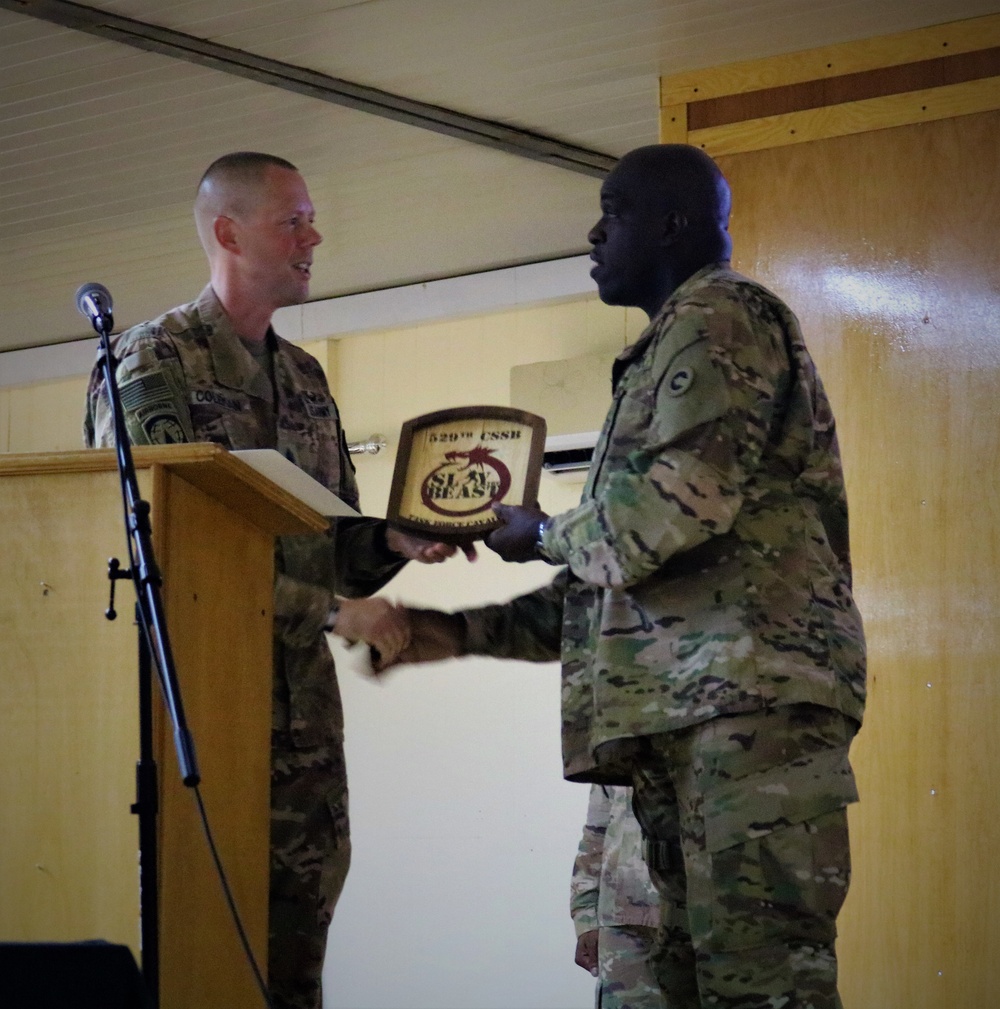 529th Support Battalion NCO Induction Ceremony