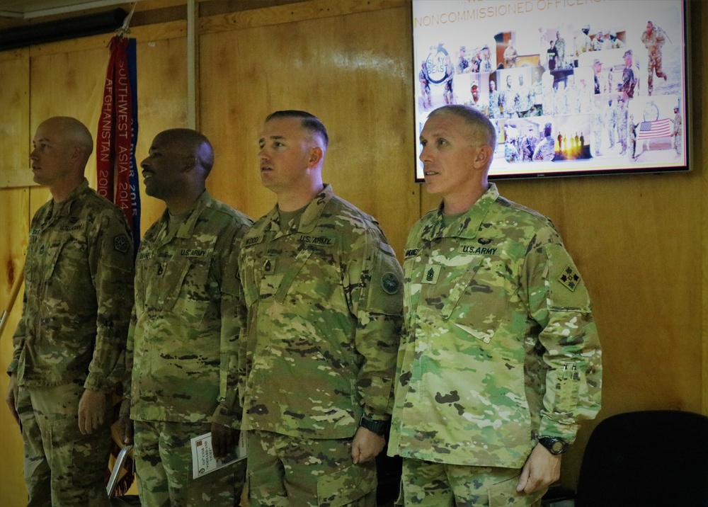 529th Support Battalion NCO Induction Ceremony