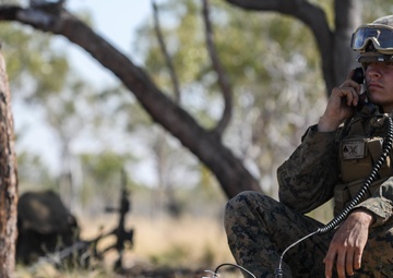 MRF-D Marines conduct live-fire at Bradshaw Field Training Area