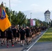 Soldiers from 7th Army Training Command (7 ATC) finish strong during a Jäger Run in Grafenwoehr, Germany, August 16, 2019.