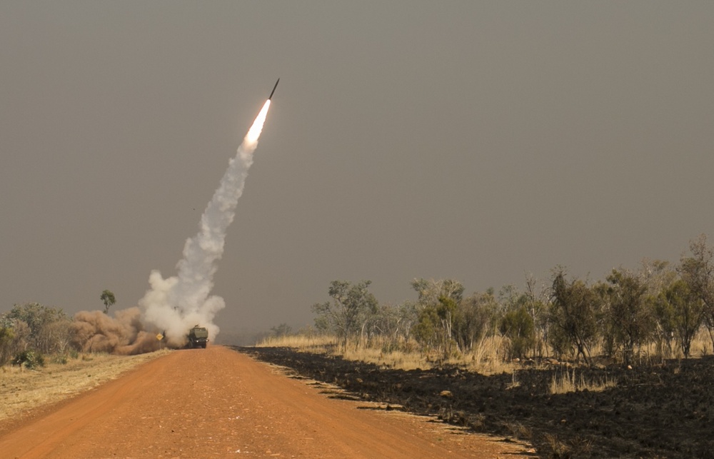 HIMARS fire during Exercise Southern Reach