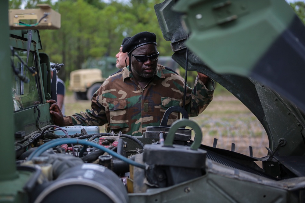 U.S. Marines with CLB-6 Conduct Theater Security Cooperation Training