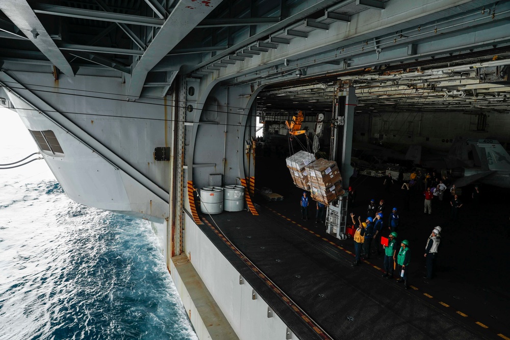 Daily operations aboard Nimitz-class aircraft carrier USS Abraham Lincoln (CVN 72).