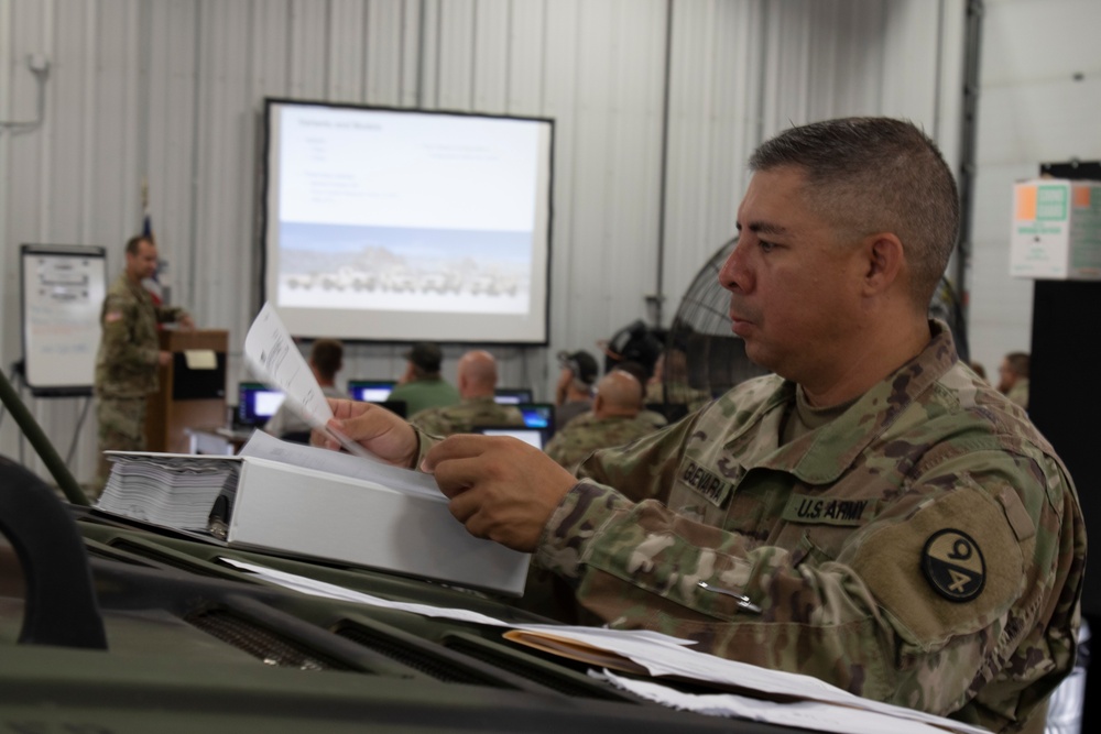 Army Reserve Soldiers conduct new vehicle training