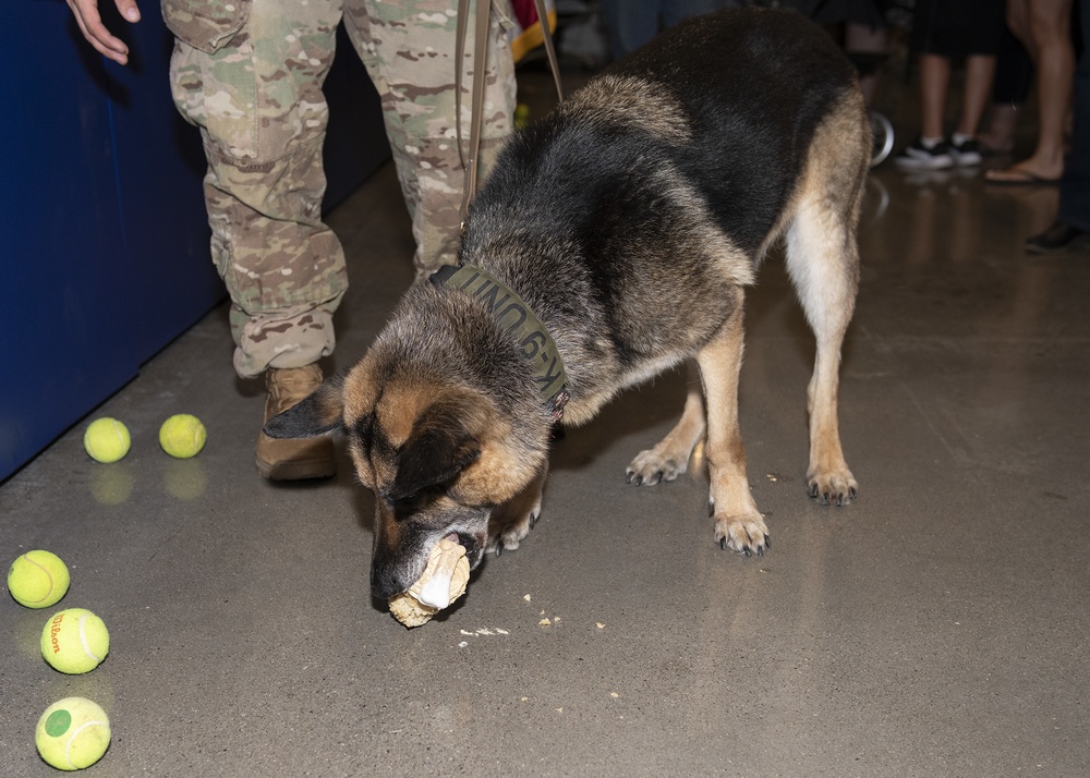 MWD retires after nine years of service