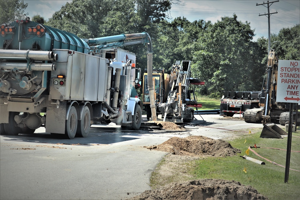 Water main replacement project underway at Fort McCoy