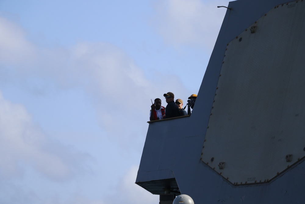 USS Gridley Transits the Panama Canal