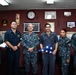 USS Gridley Sailors Exchange Flags with Panamanian navy Sailors