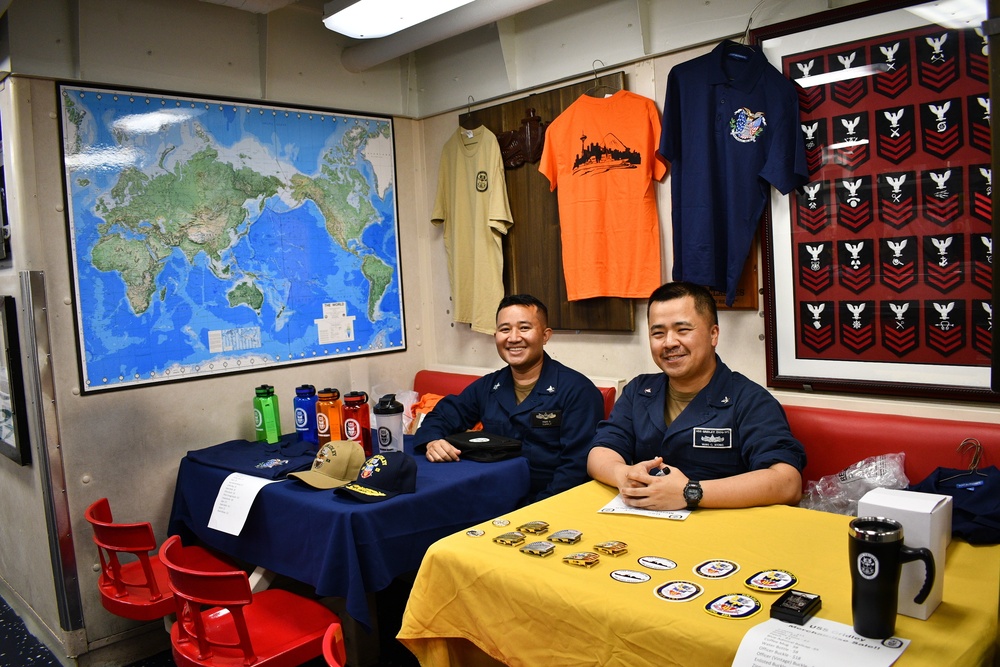 USS Gridley Sailors Sell Memorabilia