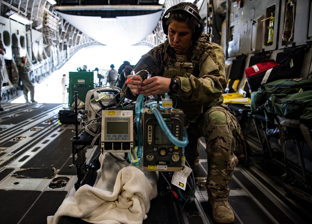 Patriot Warrior 2019 participants conduct training scenario at Minneapolis Air Reserve Station