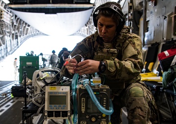 Patriot Warrior 2019 participants conduct training scenario at Minneapolis Air Reserve Station